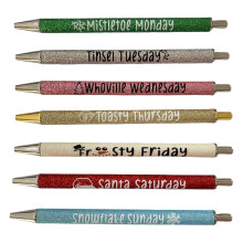 Ensemble de stylos à bille à paillettes, stylos créatifs pour les fêtes, les loisirs créatifs, les projets de bricolage et la décoration