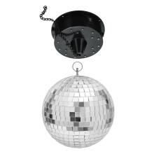 Rotating Mirror Disco Ball Motor Hanging DJ Mirror Reflection Ball Lighting - with Ball