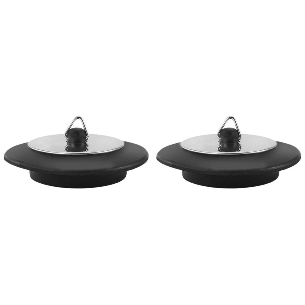 Rubber Sink Drain Plug With Chain Stainless Steel 962029998976