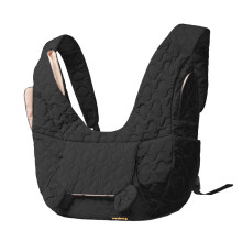 Pet Supplies Small Dog Front Backpack Stylish Quilted Foldable Lightweight Cat For Travel And Outdoor Adventures 45X45X17Cm Black
