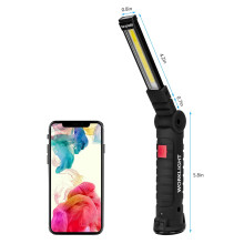 Lampe de travail LED avec base magnétique et rotation à 360 (lot de 2)