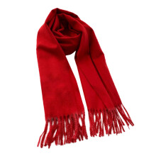 Cachecol feminino vermelho AWZXDE, quente e macio, ideal para o inverno. Cachecol clássico para festas e ocasiões casuais.
