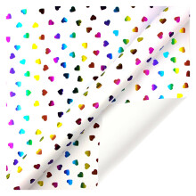 Geschenkpapier, mehrfarbig, dekorativ, 1 Rolle, gestreift, modernes Geschenkpapier, 70 x 50 cm, Geschenkpapier zum Geburtstag für Frauen