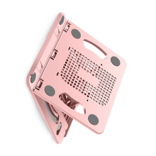 Adjustable Computer Stand Foldable Laptop Bracket Ergonomic for Desk Computer Stand with 360 Degree Rotating Base