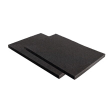 Lot de 2 coussins anti-gouttes en mousse amovibles pour climatiseurs de fenêtre, avec dos antidérapant et installation facile.