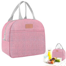 Sac isotherme pour femme et homme – Étanche, grande capacité, avec bandoulière, rose résistant – Idéal pour le travail, les activités de