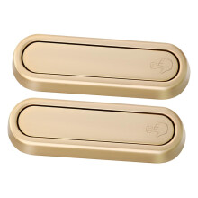 2pcs Heavy Duty Removable Wall Hooks Gold Color Foldable Rotatable Easy Install Space Saving Decorative Hooks for Bath Kitchen