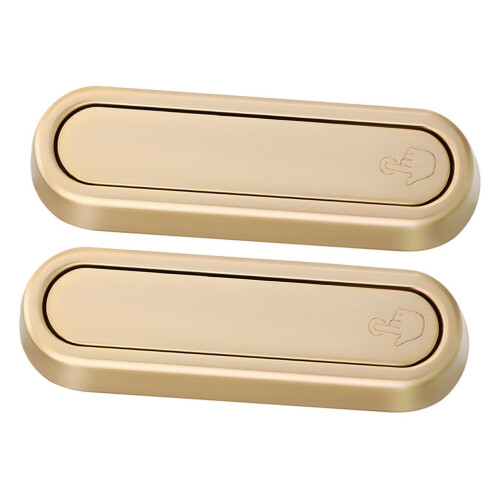 2pcs Heavy Duty Removable Wall Hooks Gold Color Foldable Rotatable Easy Install Space Saving Decorative Hooks for Bath Kitchen