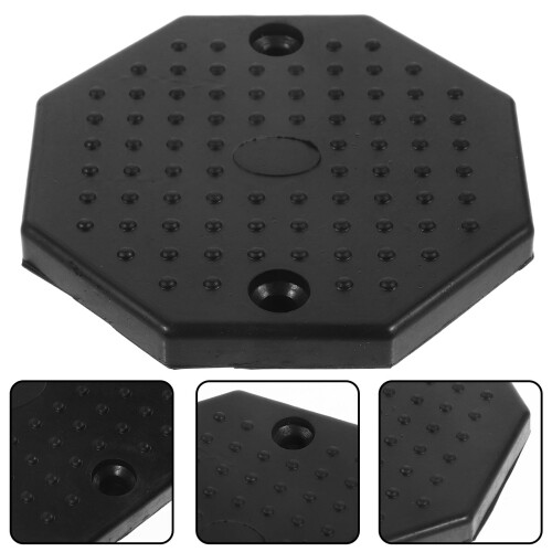 2Pcs Trolley Jack Pad Rubber Black Cushioning for Lifting Machine Accessories