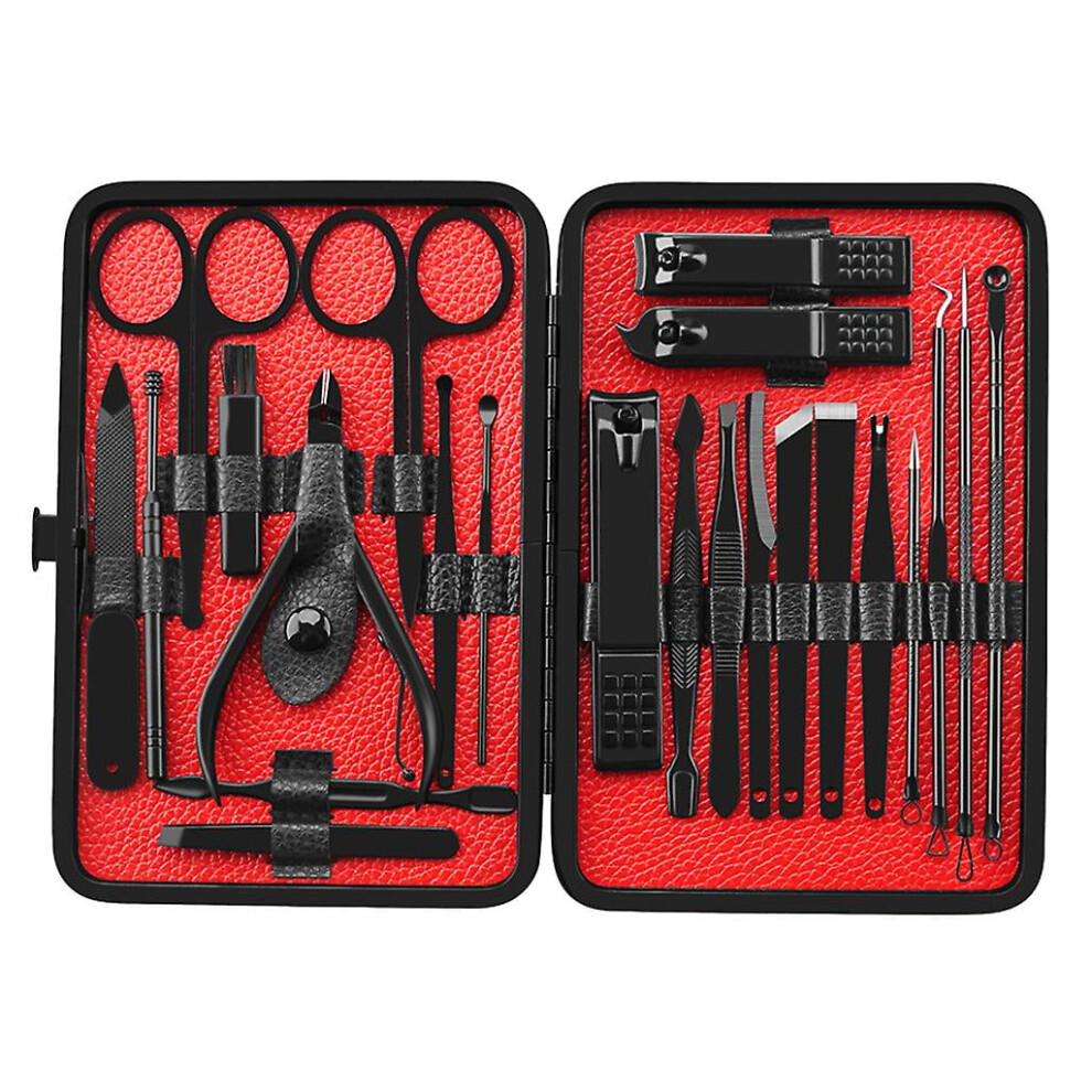 23pcs Nail Care Kit Cutter Set Clippers Manicure Pedicure Cuticle Tool Gift Set