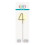 Vela Number4 Sparkler Flame, Cera, 17,8 cm 1