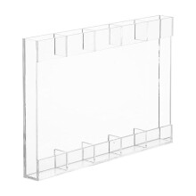 Organisateur de tiroir en acrylique transparent pour ustensiles de cuisine, couverts et argenterie – Compatible avec les tiroirs standard