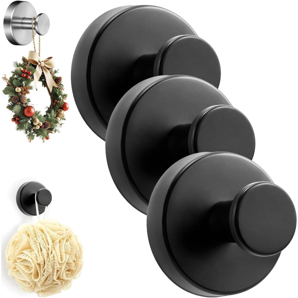 Suction Cup Hooks For Shower No-Drill Removable 4-Pack 908436742788