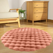 Coussin de sol rond pour salon, coussin pour canapé, table basse ou tapis, coussin de sol doux en flanelle