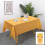 Plastic Tablecloth Waterproof Rectangle 1 pack 1