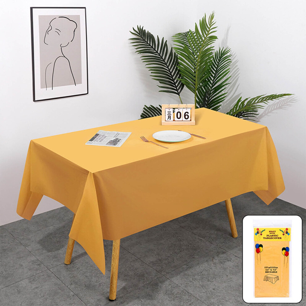 Large Waterproof Rectangular Plastic Tablecloth