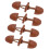 4Pcs Coat Toggle Buttons Accessories Simple Garment Buttons PU Leather Practical Brown 1