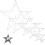 Clear Acrylic Star Sewing Templates 6-Pcs 6 Sizes 1