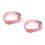 2Pcs Sturdy Nylon Protector Collar for Dogs Pink Color 1