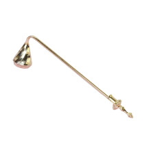Candle Extinguisher Wick Trimmer with Long Handle Length 23cm for Candles Lovers Golden