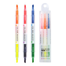Construction Markers Fluorescent Notebook Pen Color Double Headed Rough Scratch Key Set Light Pen Color Pen Candy Color 3ml