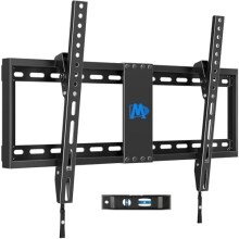Universal TV Wall Mount for 37-75" TVs, Tilt, Fits 16"/18"/24" Studs, 132lbs, VESA 600x400mm, Low Profile — Compatible with Most TVs