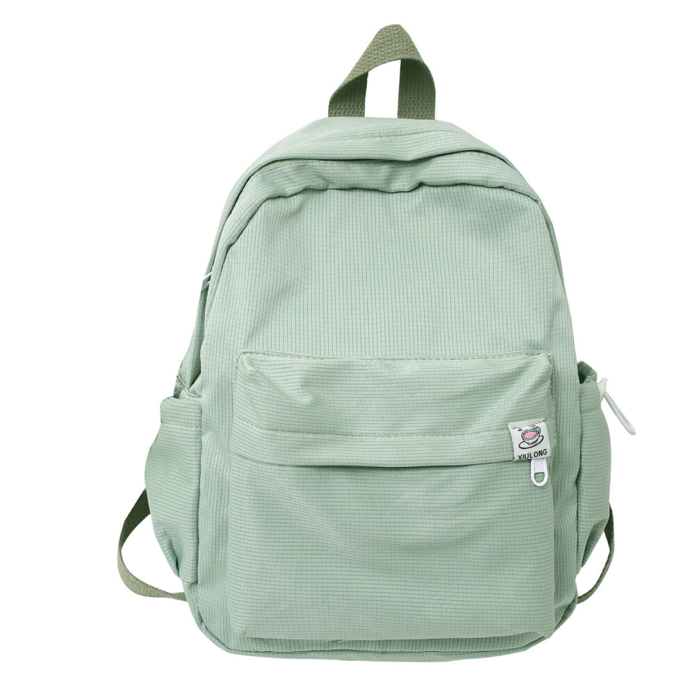 Aesthetic Solid-Color Backpack For Laptop & School Â Lightweight, Eco-Friendly Fabric, Compatible With Teens & Women 9313598185310