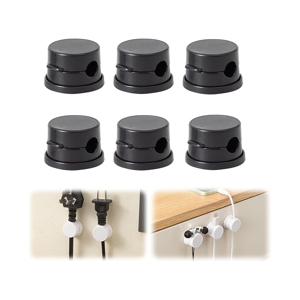 Cord Organizer Holder (White, 12Pcs) Â Under Desk Cable Management For Home Office, Desk, Phone, Car, Wall, Desktop & Nightstand 9496895218384