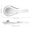 1Pc Stainless Steel Spoon Rack Silver Durable Non-Slip Spoon Pad 6
