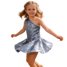 AWZXDE Off-Shoulder Sequin Party Dress for Toddlers and