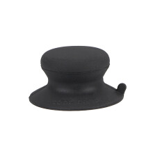 Silicone Pot Lid Handle Universal Suction Cup Grip with Strong Adsorption for Outdoor Lunch Box and Camping Cookware Mobile Phone Holder Black
