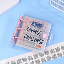PVC Savings Book with 3 Slots for Budgeting and Money Storage, Mini Bound 150/300/500/2100/5000