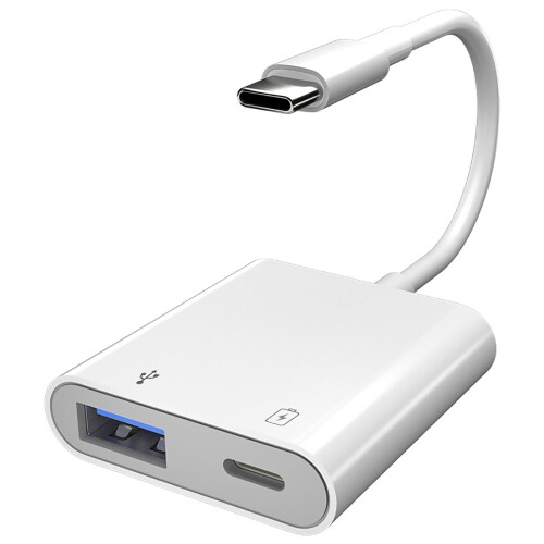 Type C Otg Adapter With Power Supply Usb3.0 Mobile Phone External U Disk Converter Two In One Adapter Cable