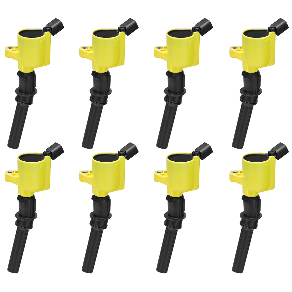 Ignition Coil Pack Set Of 8, Compatible With Lincoln, Mercury, Ford (Explorer, Crown Victoria, F-150/F-250, Mustang) 4.6L/5.4L V8 Â 9313598187185