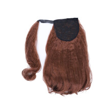 Curly End Synthetic Ponytail Extensions Wrap-Around Ponytails for Women 16 Inch High Puff Ponytails