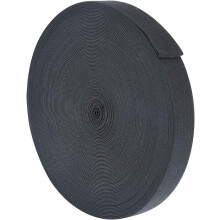20 Yards Sewing Knit Stretch Elastic Band Spool, 1 inch Width (Black)