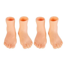 3Pcs Finger Feet Puppet Tiny Feet 2 Pairs Finger Shoes Realistic Left And Right Small Feet For Fun Adults And Teens Clearance Sale B