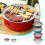 Φορητή σιδερένια ψησταριά BBQ με κάρβουνα 32x32x10cm με 4 αεραγωγούς και αφαιρούμενη 1