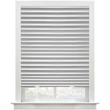 Lot de 6 stores plissés occultants sans fil, filtrant la lumière, 91,4 cm x 182,9 cm, faciles à couper et à installer, blancs