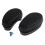 Black Plastic Tubular Side Steps Bars End Caps for 2009-2022 Dodge Ram 1