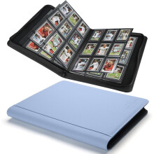 Top-of-the-line loader binder, top-of-the-line loader hard shell, 9 pocket page sleeves that can hold 288 cards