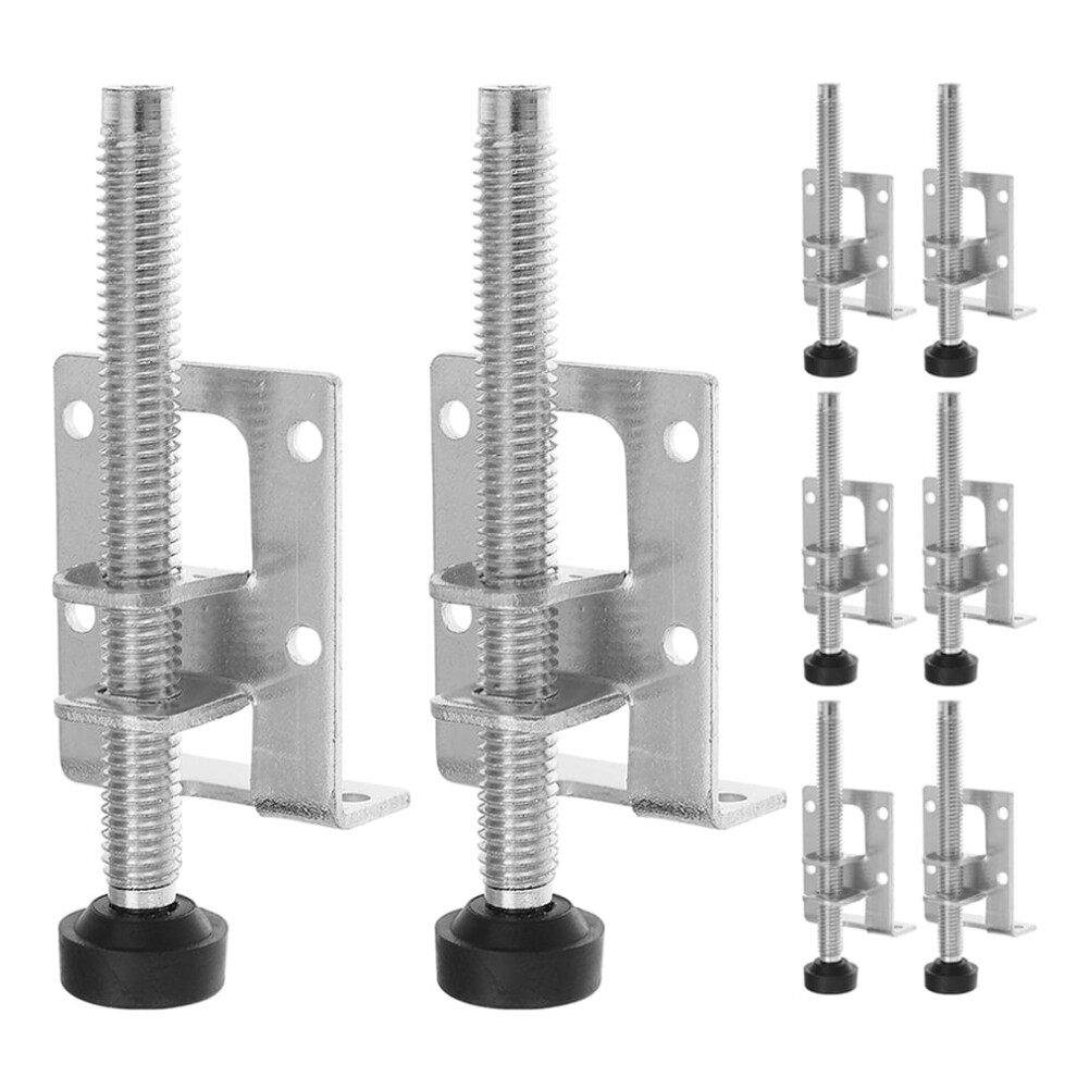 8Pcs Workbench Leveling Feet Steel For Home Furniture Cabinets Prevent Scratching 9329345335884