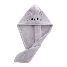 Cartoon Shower Hair Towel Super Absorbent Fleece Hair Wrap for Fast Hair Drying in Lovely Designing for Ladies