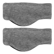 Adjustable Grey Ear Muffs for Sleeping and Noise Reduction, Fine Plush Material, Comfortable Ear Covers for Home Use, 2 Pack
