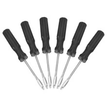 Versatile Black Metal Flat Tire Repair Kit, Swift Puncture Fix for Cars, 6Pcs