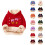Sweat à capuche d'hiver multicolore à imprimé glace pour garçon 1
