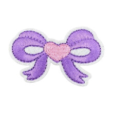 B Bow Embroidery Cloth Sticker Patch For Clothing Decoration Diy Crafts Covering Holes Stains On Fabric Material 2.36 Inches
