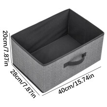 Úložný box na oblečení a drobnosti pro domácnost, látkový stolní úložný box na hračky
