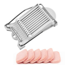 304 Rostfritt stål Luncheon kött- och spamskärare – Manuell ägg-, ost- och fruktskärare (kompatibel med standardkök)