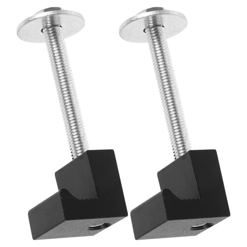 2-Pack Truck Toolbox J-Hooks Mounting Kit Fastening Hardware for Easy Installation